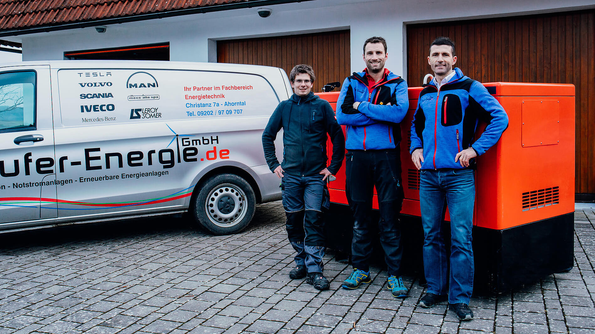 Das Team der Pfeufer-Energie GmbH, jung, motiviert, innovativ